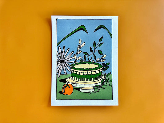 Birthday Cake Print